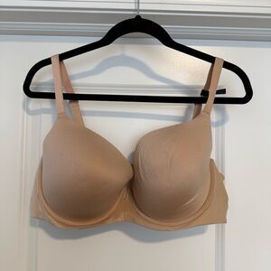 aerie Real Sunnie T-Shirt Bra in Nude Beige